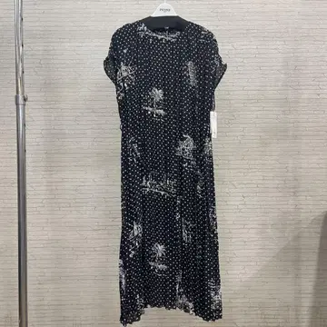 PICONE 도트 무늬 맥시 원피스 사이즈 M