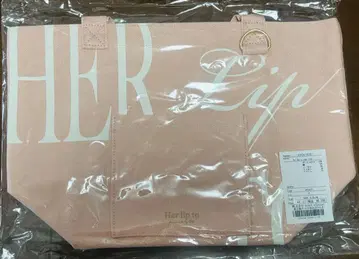 Herlipto HLT Daily Logo 토트백 피치