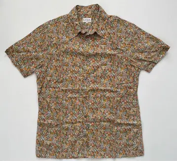 폴 스미스 PaulSmith 꽃무늬 셔츠 반소매 꽃무늬 전체 패턴 멀티