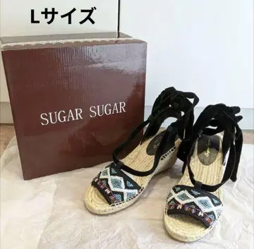 새상품 SUGAR SUGAR 샌들 미사용 웨지솔 슈가슈가