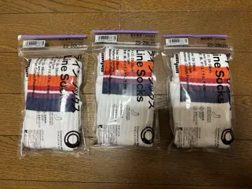 패밀리마트 ampm 모델 라인 양말 25-28cm 3세트