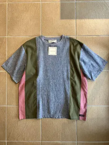 A HOPE HEMP Woven S/S Kirikae Tee