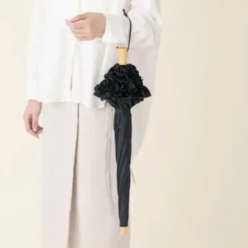 선배리어100*접이식 양산 2단 프릴 네이비