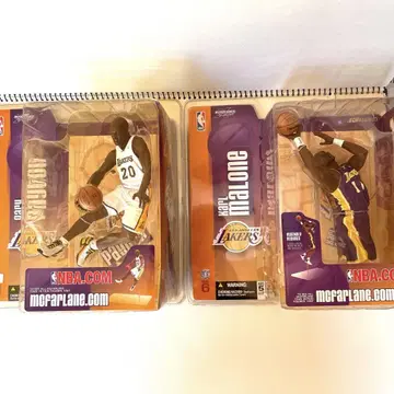 맥팔렌 NBA 피규어 세트 게리 페이튼 & 칼 말론