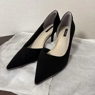 RANDA 글리터 라인 사이드 오픈 펌프스 25cm