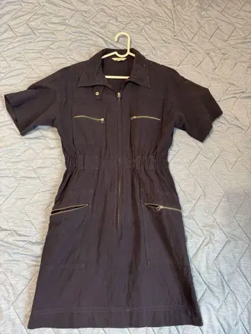 MOUSSY 지퍼 업 미니 원피스