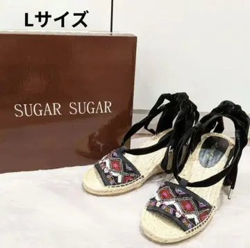 새상품 SUGAR SUGAR 샌들 미사용 웨지솔 슈가슈가
