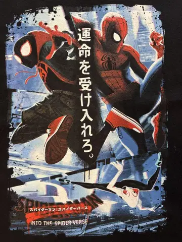 중고 의류  Marvel   스파이더맨 티셔츠 spiderman 운명