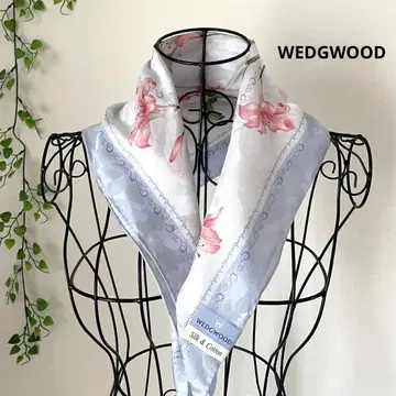 WEDGWOOD 실크&코튼 미니 스카프 릴리