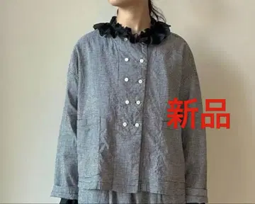 [새상품] 네스트로브 깅엄 셔츠 자켓 베리떼꾸르 마가리