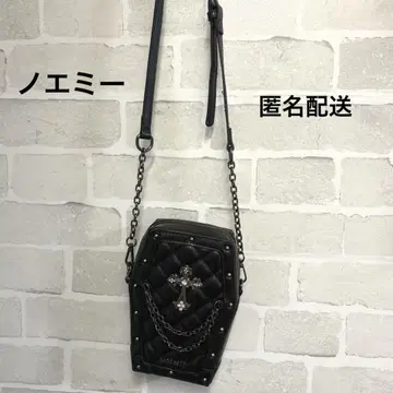 노에미 NOEMIE 관 모양 퀼팅 숄더 백