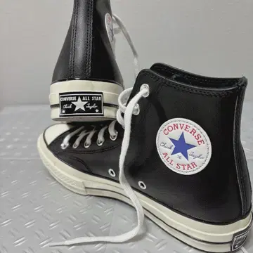 블랙 레더 26cm 컨버스 척 테일러 CT70 레거시