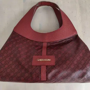 GHERARDINI 버건디 핸드백