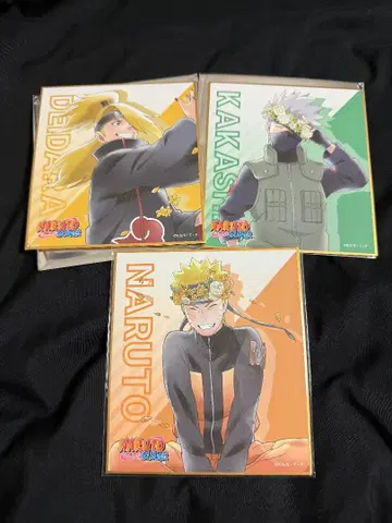 NARUTO 나루토 애니메이트 카페 색지 나루토 카카시 데이다라