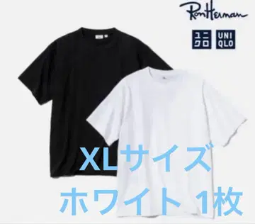 유니클로 x 론 헤르만 T셔츠 XL 사이즈 화이트