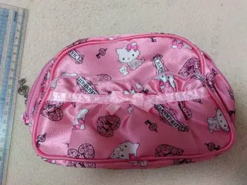 챠미키티 키티 파우치 레트로 핑크 SANRIO