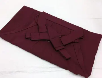 (2) 엔지 여자 하카마 울 소재 졸업식 하카마 2척 4촌