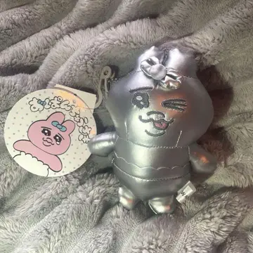 새 제품 태그 포함  오파치우사기 마스코트 참  시마무라 한정판  실버