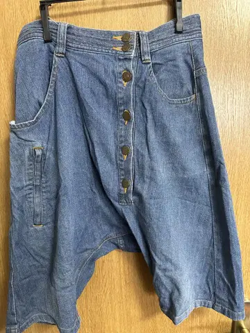 츠모리 치사토 사루엘 팬츠 데님