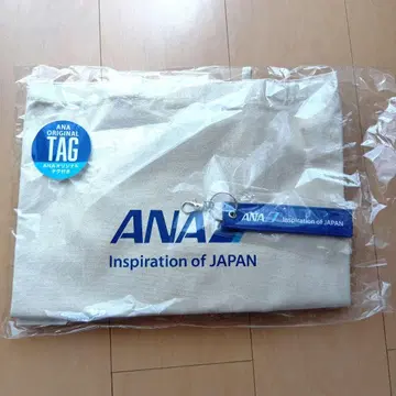 [미사용 새상품] ANA 플라이트 택 포함 토트백