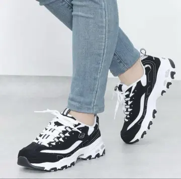 [새상품급] SKECHERS D'Lites 24 cm 스니커즈 통굽