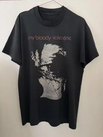 1980년대 마이 블러디 발렌타인 빈티지 티셔츠 MBV