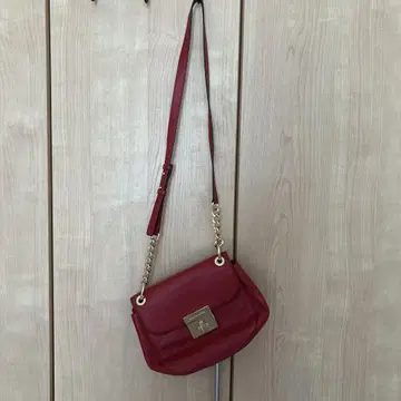 마이클 코스 MICHAEL KORS 레드 숄더백 가죽