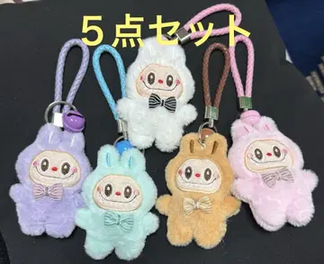라부부 키링 스트랩 5개 세트