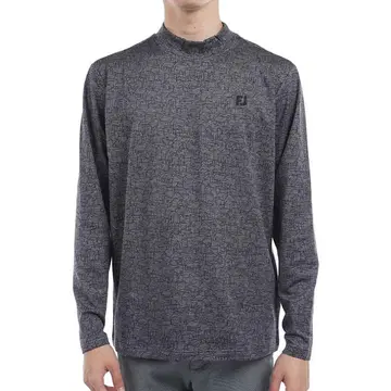 FootJoy 장팔 모크넥 셔츠 XXL 그레이 FJ-F24-S17