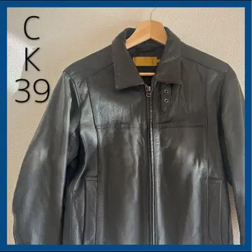 칼빈 클라인 CALVIN KLEIN CK39 가죽 재킷 남성용
