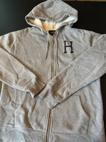 HUF 그레이 후드티 S 사이즈