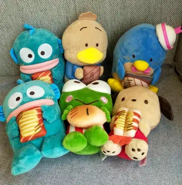 스시로 하시단부이 한정 봉제 인형 6체 세미컴프 포장 세트