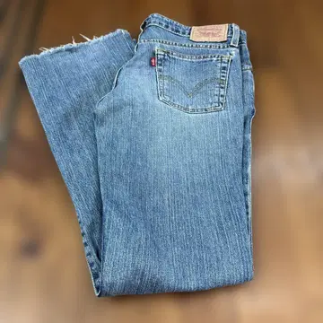Levi's 스트레이트 데님 파란색