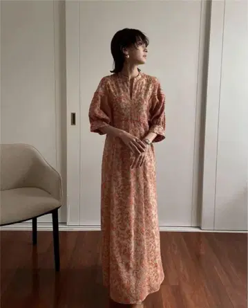 CLANE FLORET EMBROIDERY ARM ONE PIECE