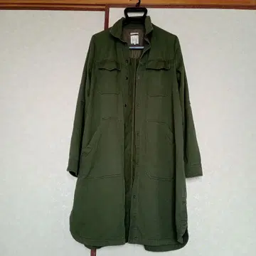 ZARA 아우터 올리브 그린 셔츠 코트