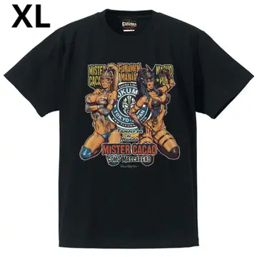 로킨제리빈 MISTER CACAO T-SHIRT XL 블랙 정품