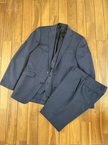 suit select 수트 셀렉트 스트라이프 수트 XL 짙은 네이비