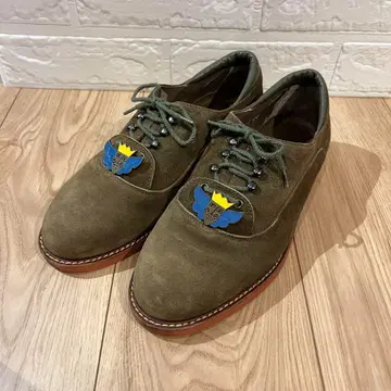 까스텔바작 올리브 그린 스웨이드 캐주얼 슈즈 24cm
