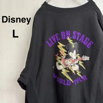 Disney 맨투맨 트레이닝복 L 블랙