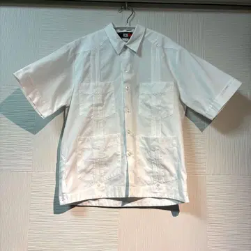 D Accord cuba shirts 화이트 셔츠 쿠바 셔츠 애로우즈