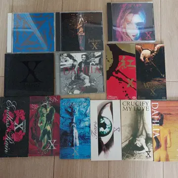 12매 X Japan CD 싱글 앨범 세트