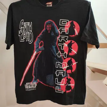 90년대 STARWARS 스타워즈 다스 몰 셔츠