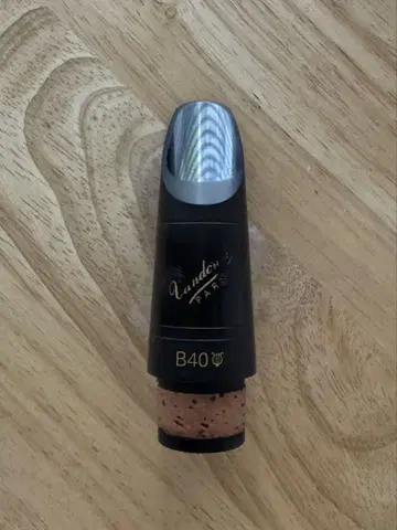 Vandoren B40 라이어 클라리넷 마우스피스 + 코르크 그리스
