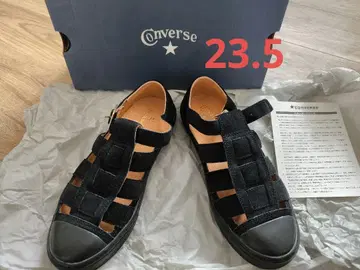 converse 올스타 구르카 샌들 스웨이드 블랙 23.5
