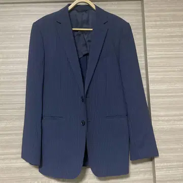 네이비 스트라이프 비즈니스 자켓