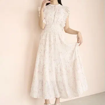 SNIDEL 스나이델 지속 가능한 프릴 원피스 PNK-0 S