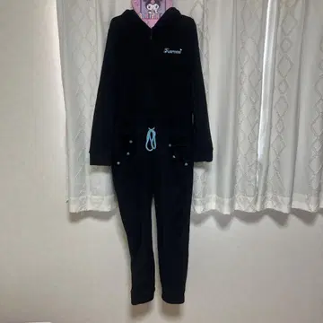 쿠로미 플리스 룸웨어 블랙