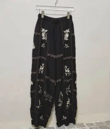 todayful Embroidery Patchwork Trousers