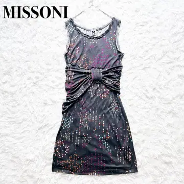 MISSONI [미쏘니] 원피스 실크 100% 도트 40