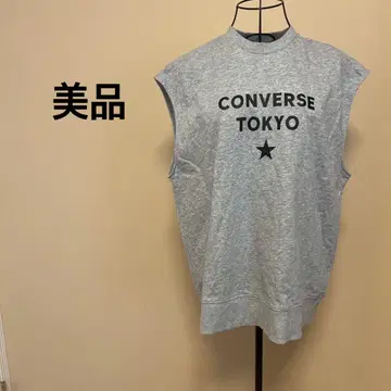 [새상품급] CONVERSE/여성용/슬리브리스/스포티/그레이